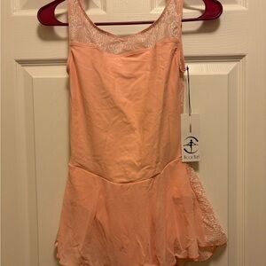 Peach Lace Leotard